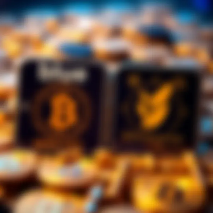 A visual comparison showing Blue Wallet and Seedsigner logos with graphics related to Bitcoin storage and security tools.