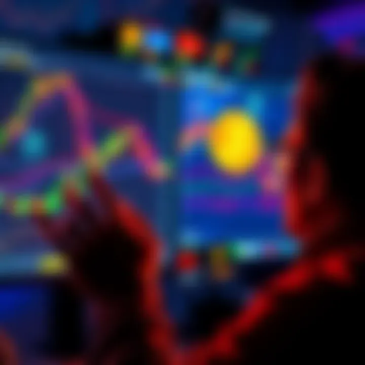 Boost Your USDC Portfolio A person analyzing cryptocurrency charts with USDC symbols and attractive rates on the screen