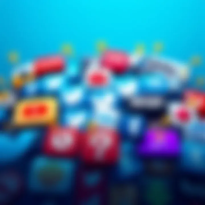 A group of logos from various brands that do not have official Twitter accounts, with question marks around them, showing curiosity about their social media presence.