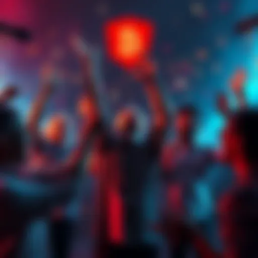 Brendan Eich and the Brave team celebrating their success as BAT maintains strong value above 9 cents.