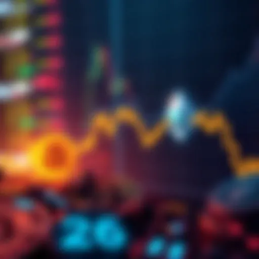 Graph showing a downward trend in Bitcoin and Ethereum values, indicating a potential all-time low.
