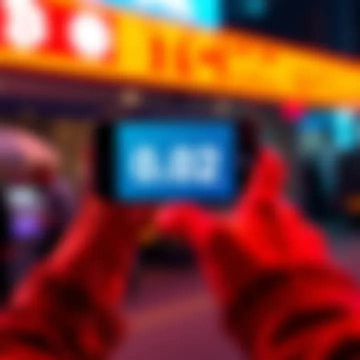 A person holding a smartphone displaying 0.02 BTC with a hopeful expression representing future gains in cryptocurrency investment.