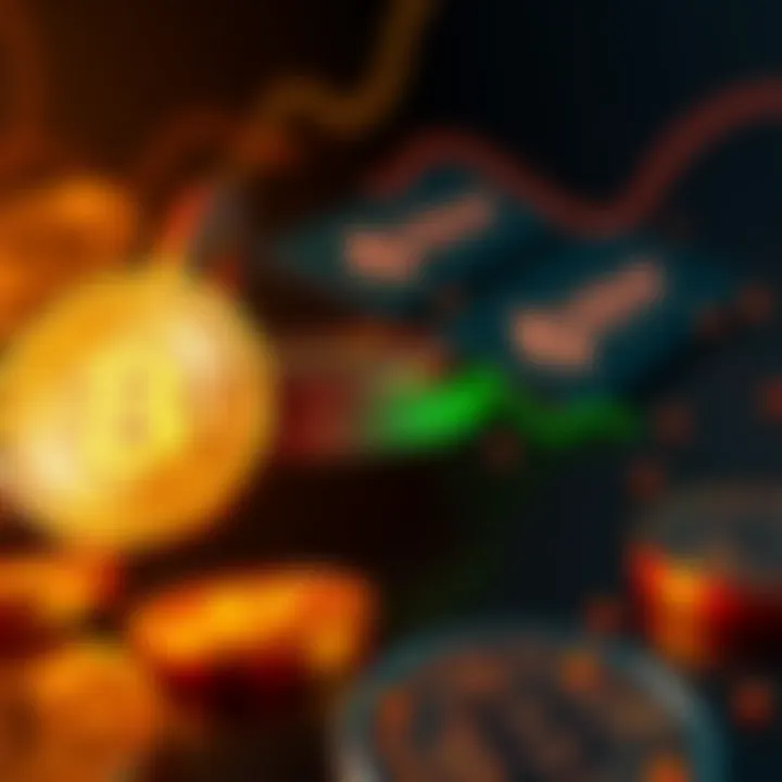 A graphic showing Bitcoin logos transitioning to Tether logos, symbolizing the swap process between the two cryptocurrencies.