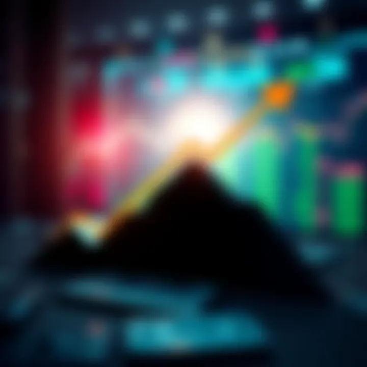 A graphic showing a bullish market trend with an upward arrow and positive symbols, representing optimism and growth for 2026.