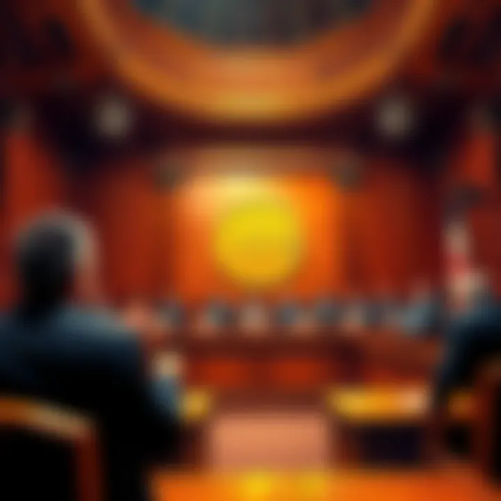 BULL BITCOIN representatives presenting their case in a French courtroom against the DAC8 law