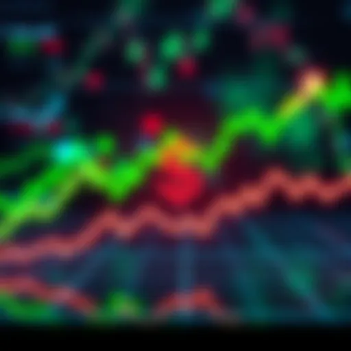 Graph showing an upward trend in stock prices with a dollar sign overlay, indicating potential higher entry points for investors using Dollar Cost Averaging.