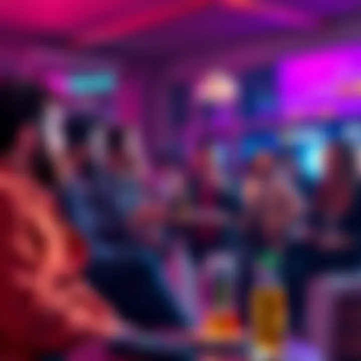 A group of people engaging in a heated debate about Buttcoin in a casual setting, showcasing mixed reactions and emotions.