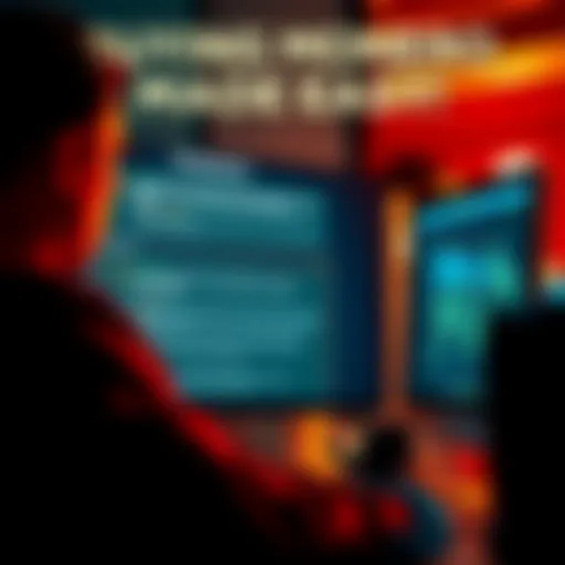 A simple guide showing a person using a computer to purchase Monero cryptocurrency, with clear and concise instructions on the screen.