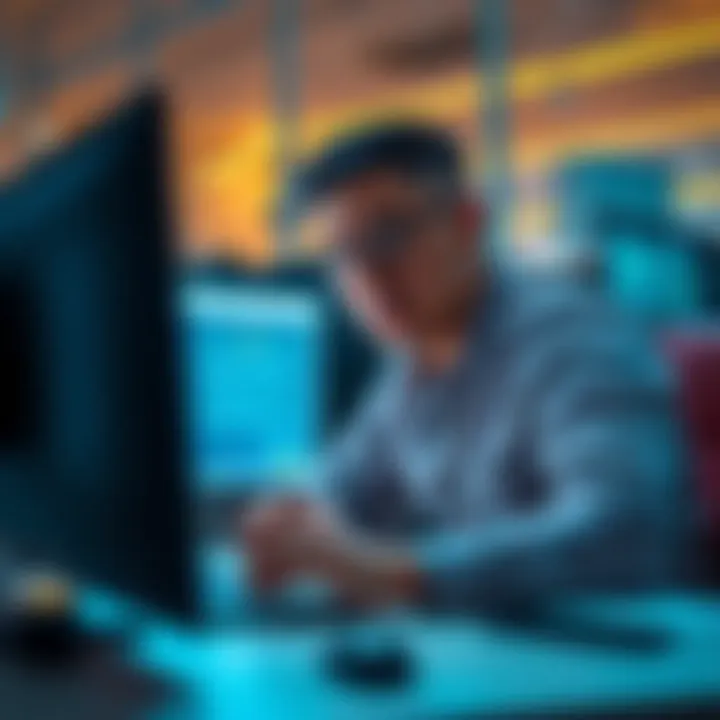 A concerned buyer looking at their computer screen showing an empty cryptocurrency wallet after a Solana purchase