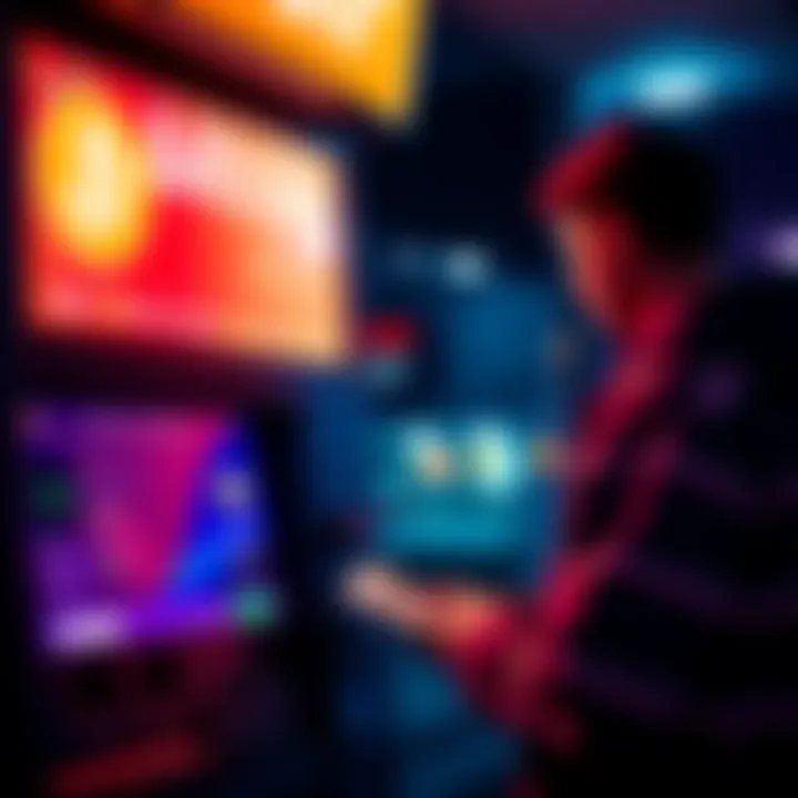 A person using a Coinstar kiosk to purchase Bitcoin with cash