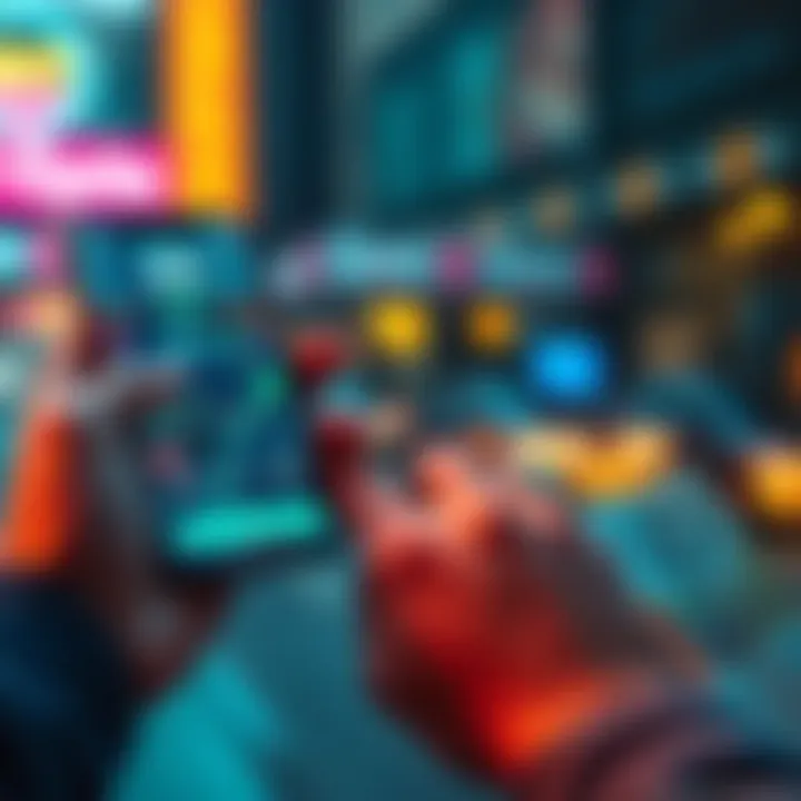A person using a smartphone to buy cryptocurrency on a P2P platform, with a focus on a €20 note beside the phone.