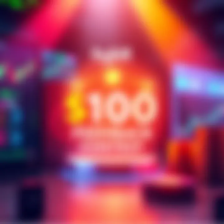A promotional graphic showing a prize pool for Bybit AI feedback contest with vibrant colors and trading graphics