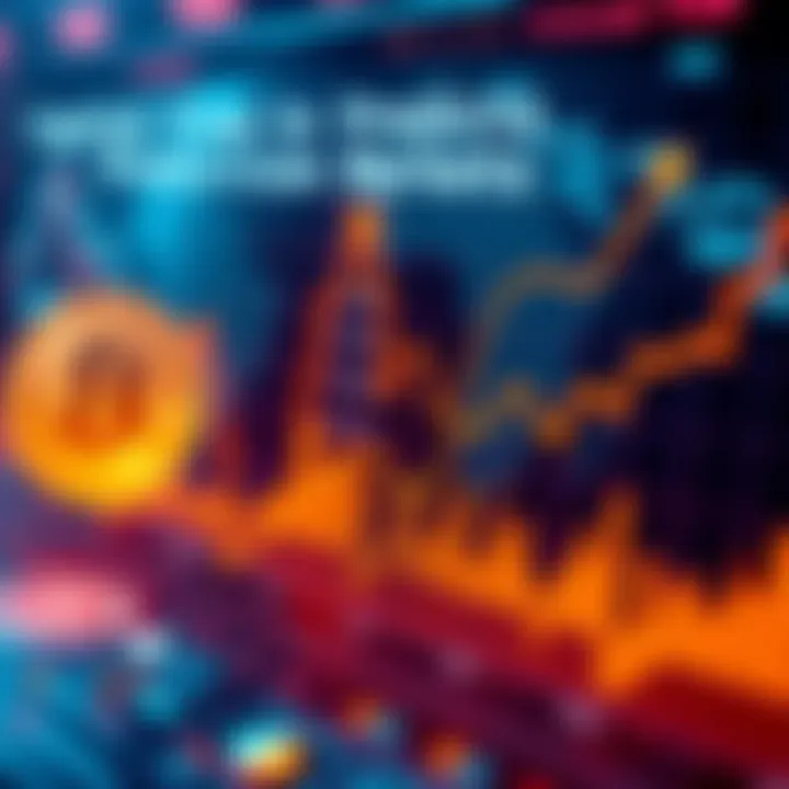 Chart showing a trend of capital moving from cryptocurrency to prediction markets, with Bitcoin logo in the background