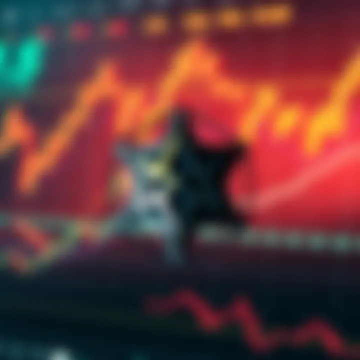 A graphic showing the Cardano logo with financial charts in the background, symbolizing its role in ETFs and investments.