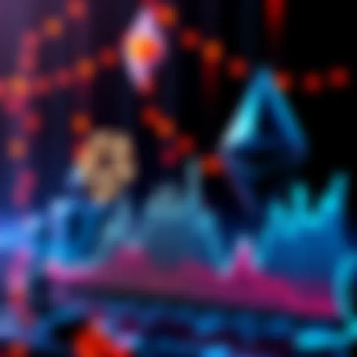 A graphic showing Cardano and Ethereum logos with a chart illustrating Cardano's growth potential