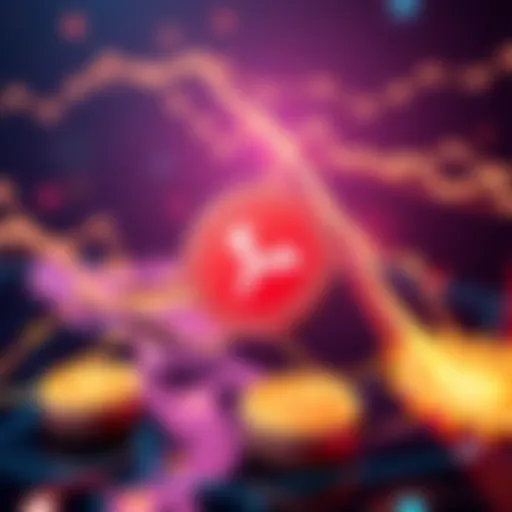 Graphic showing Cardano's ADA symbol with stablecoins connecting to various market sectors