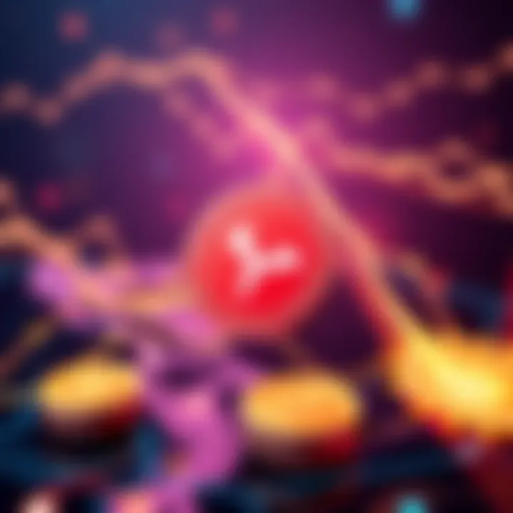 Graphic showing Cardano's ADA symbol with stablecoins connecting to various market sectors