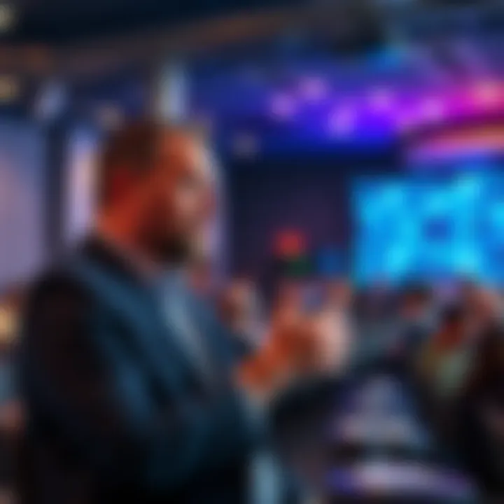 Charles Hoskinson discusses the competition between Pyth and Chainlink for Cardano integrations at a conference.