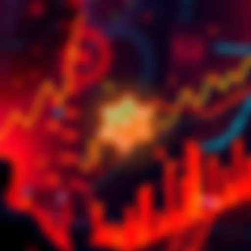 Visual representation of the Cardano Pentad proposing a budget for ecosystem growth, featuring graphs and financial symbols, with an emphasis on collaboration and growth in blockchain