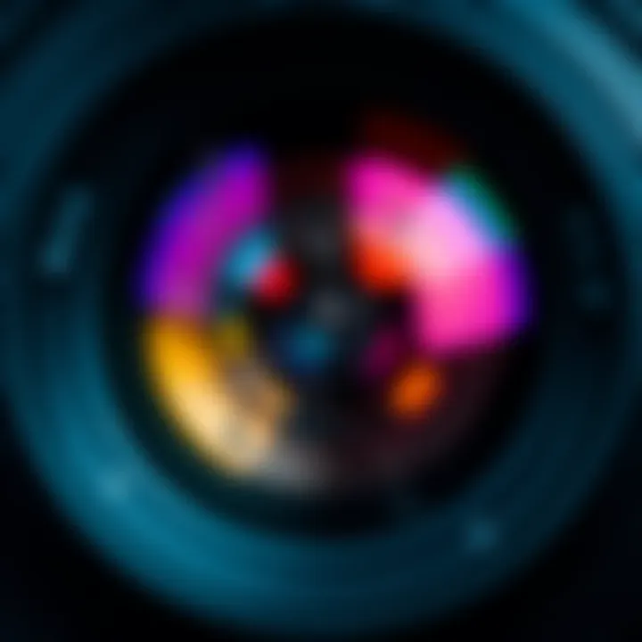 Carl Zeiss Vario Sonnar 10-100mm T3.1 Zoom Lens A close-up view of a Carl Zeiss Vario Sonnar 10-100mm T3.1 zoom lens showing fungus, scratches, and dust on the glass surface.