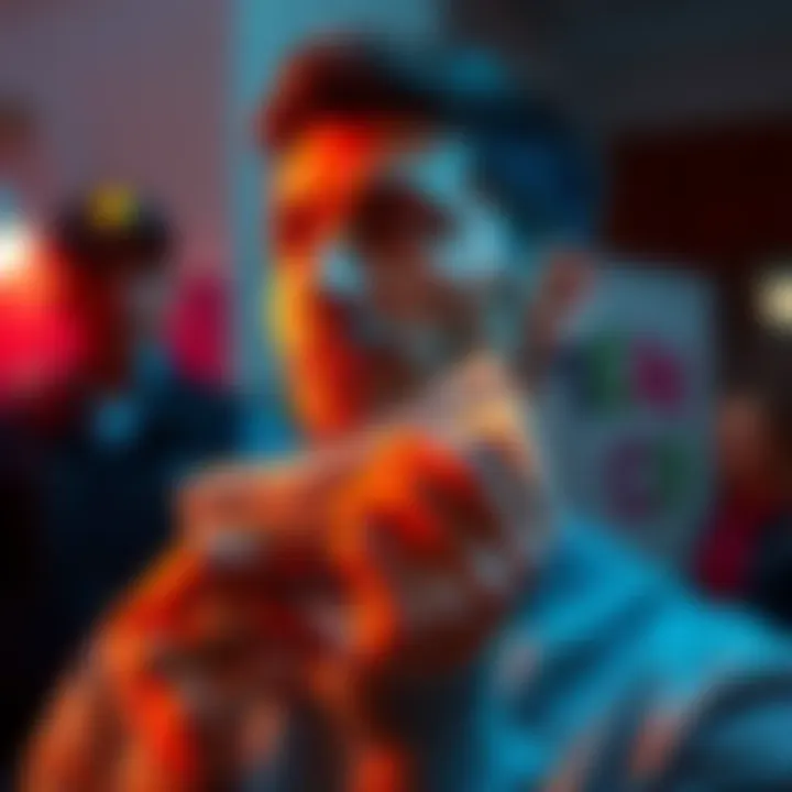 A person holding cash with a thoughtful expression, considering life decisions and opportunities.