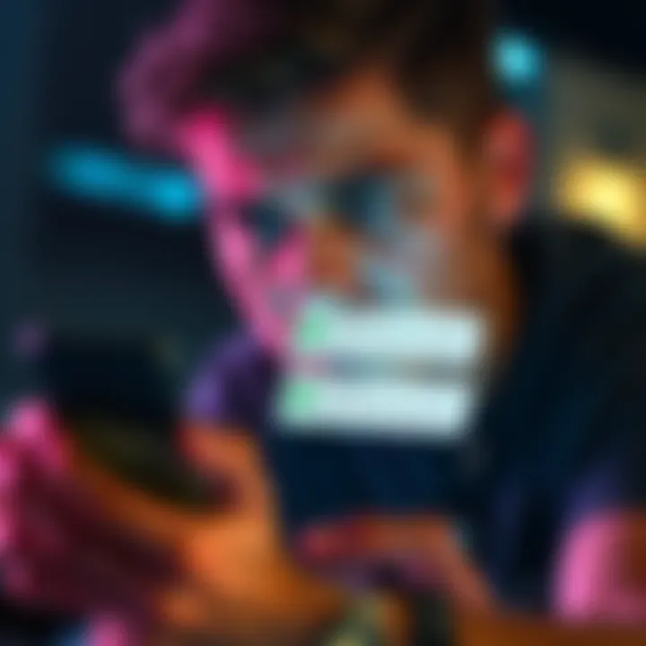 A frustrated person looking at their phone with Cash App open, showing error messages related to withdrawal requests.