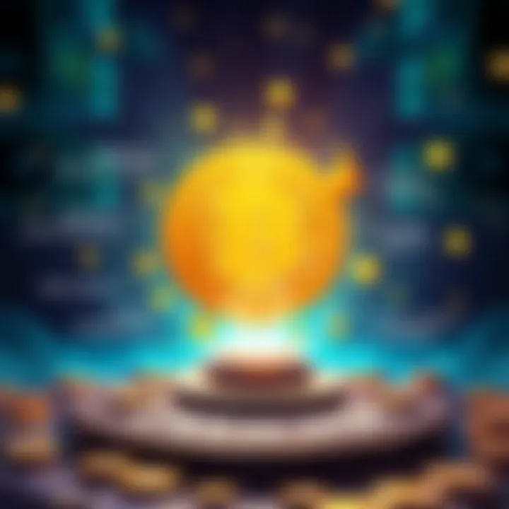 Cash Fusion Concept for Bitcoin Cash An illustration showing the Cash Fusion process for Bitcoin Cash, highlighting transaction flows and privacy features, with a comparison to Monero in the background.