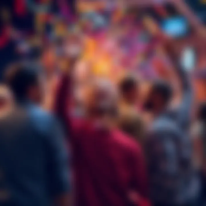 Group of people celebrating recent successes with joy and confetti in 2025