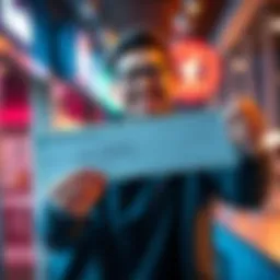 A person happily holding a check, symbolizing their first payment experience in 2026, with a joyful expression.