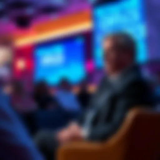 CEO Charles Allen speaking during a Q&A session about BTCS and its blockchain innovations