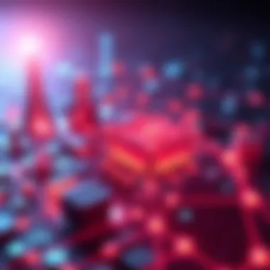 Visual representation of Chainlink acting as a connector between various financial systems and protocols in onchain finance.