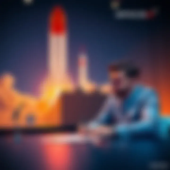 Charles from Cardano signing an NDA at SpaceX headquarters with a rocket backdrop