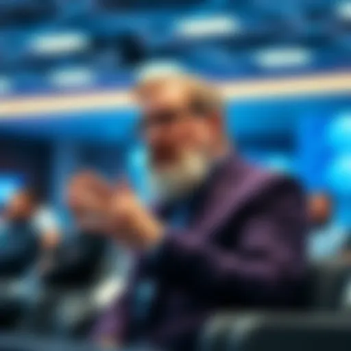 Charles Hoskinson discussing cryptocurrency evolution at a conference, highlighting challenges and future hopes.