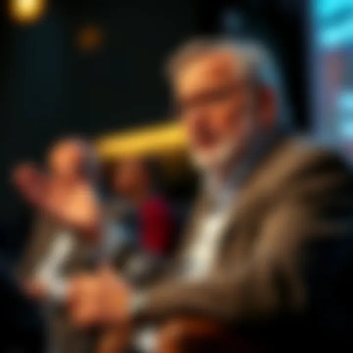 Charles Hoskinson sharing insights on discomfort in leadership during a discussion