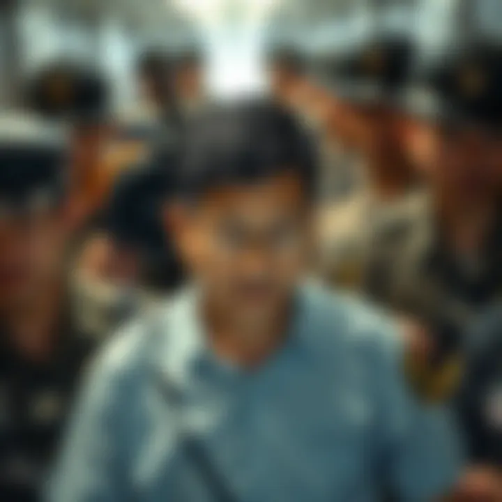 Chen Zhi, the billion-dollar scammer, being led away by law enforcement in Cambodia during his arrest.