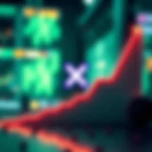 Chia (XCH) logo with a rising chart symbolizing investment potential