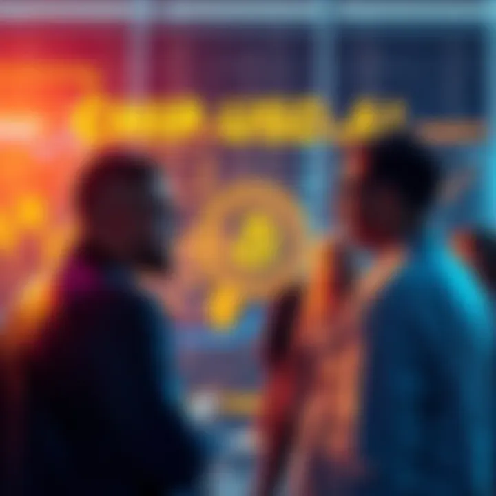 People discussing the potential and value of CHIP USD.AI cryptocurrency in a digital setting