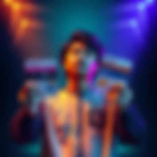 A person holding two subscription options in each hand, looking thoughtful about keeping Atlas or switching to GoMining