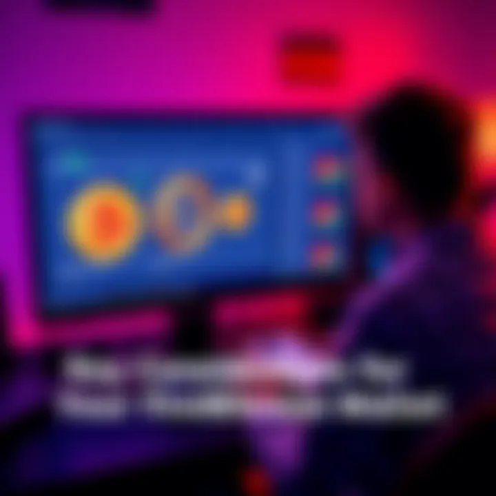 A beginner looking at different Bitcoin wallet options on a computer screen, with a notepad for notes.