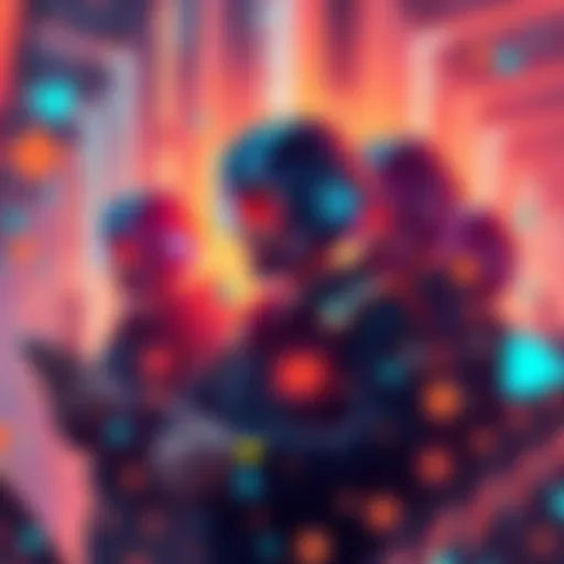 Promotional graphic for the CKB AI Agent Hackathon featuring developers and AI elements