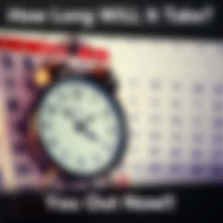 A clock next to a calendar showing various dates, representing project timelines and planning