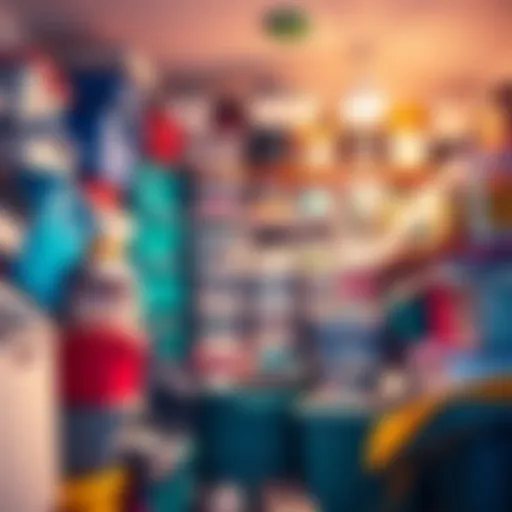 A messy room filled with various storage bins and organization items stacked on top of each other