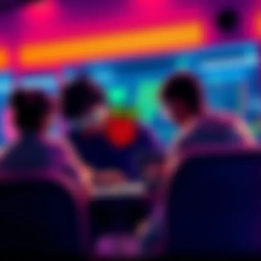 Participants collaborate in a small group coding session using Raspberry Pi, focusing on Java and web app development.