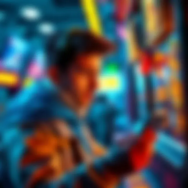A Coin Master player looking frustrated at their phone while trying to view game milestones