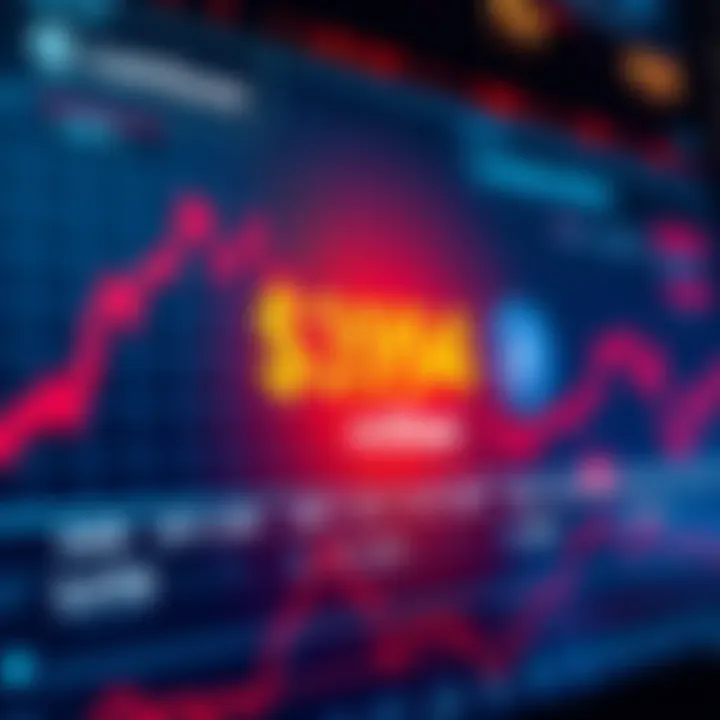 Coinbase financial report analysis Graph showing Coinbase's financial downturn with a highlighted $394 million loss and declining revenue indicators.