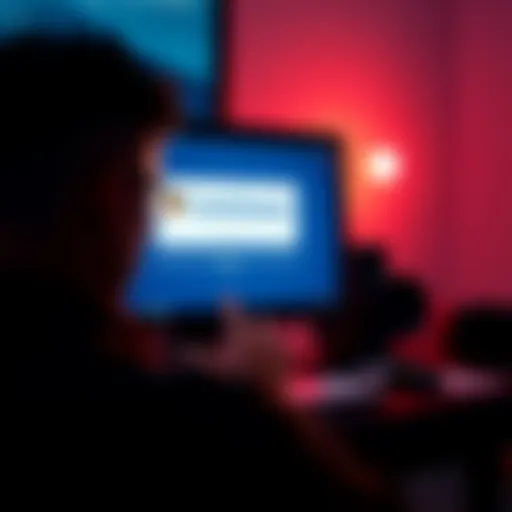 A person frustrated at a computer screen displaying a Coinbase login error message, with a prompt for birthplace.