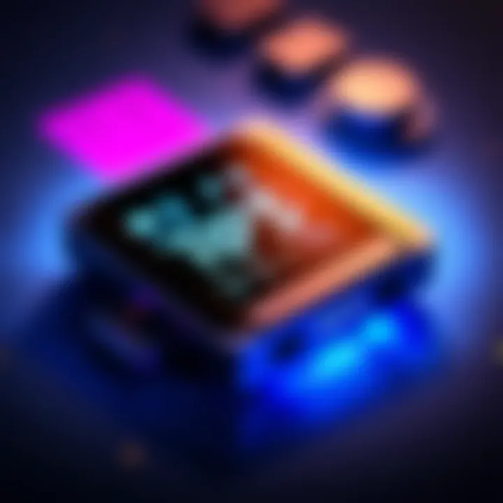 A close-up view of CoinKite's TAPSIGNER device, showcasing its sleek design and display screen, with a focus on its features and security aspects.