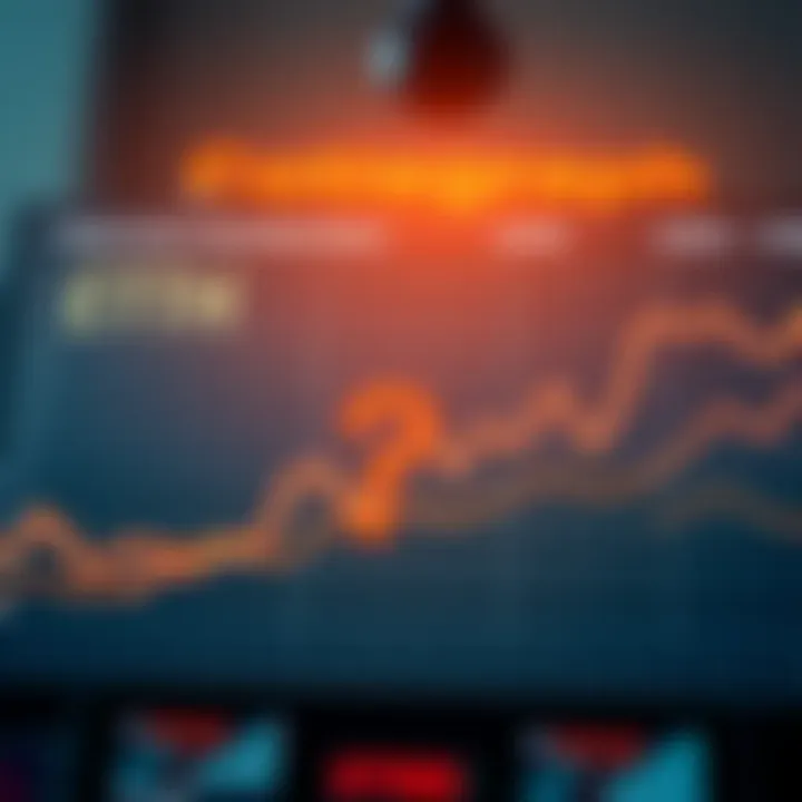 A graphic showing a sharp increase in ETH unstaking rates with a question mark, symbolizing media responsibility in crypto reporting.