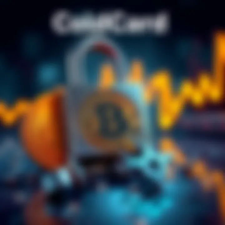A visual representation of cryptocurrency security risks with a focus on Bitcoin and a broken padlock symbolizing vulnerability.
