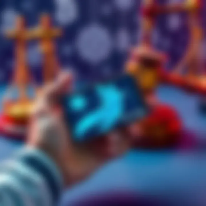 Coldcard Theft Consequences A person holding a Coldcard device with a gavel and blockchain symbols in the background, representing legal issues related to theft.